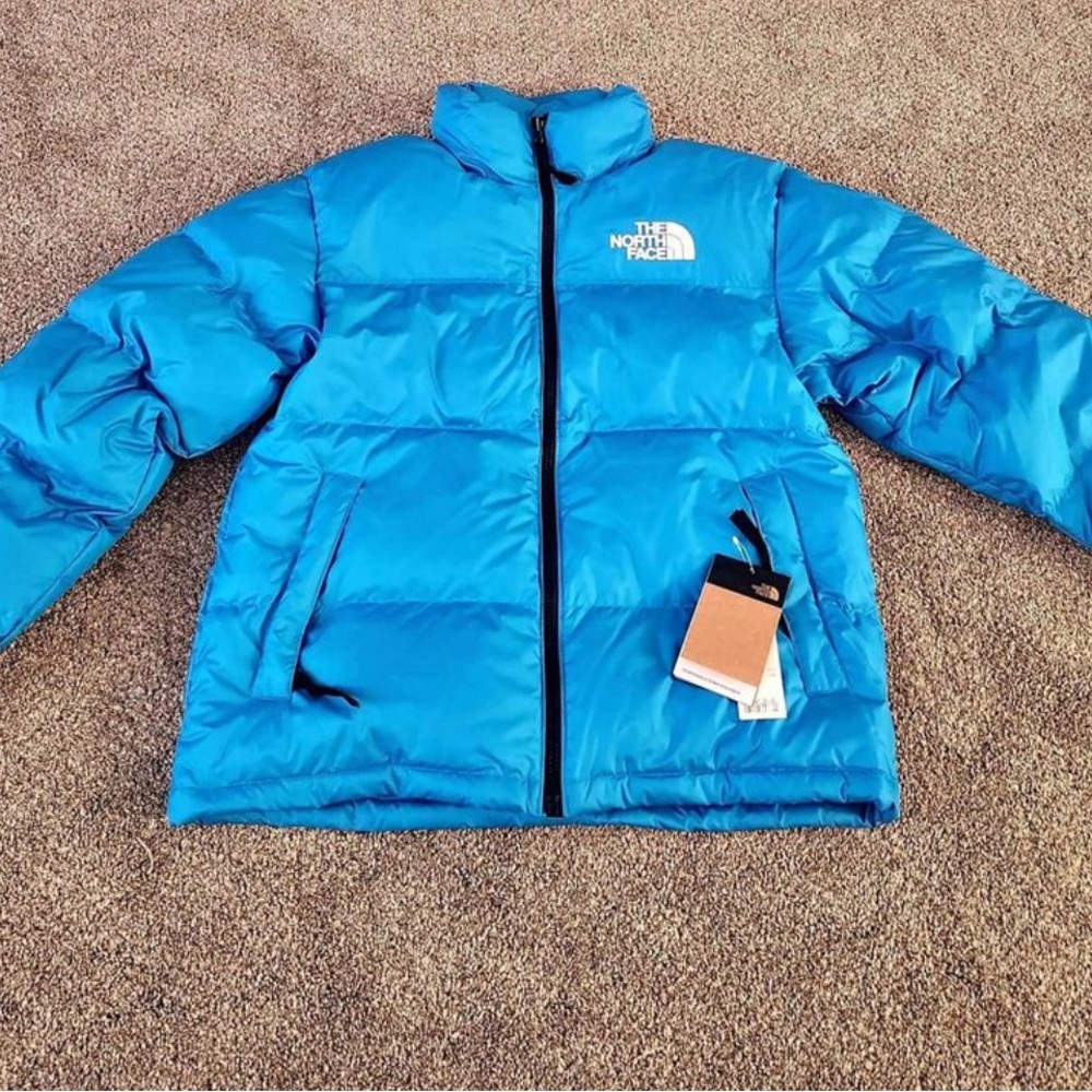 The North Face 1996 Retro Nuptse Puffer Jacket Turquoise (small)